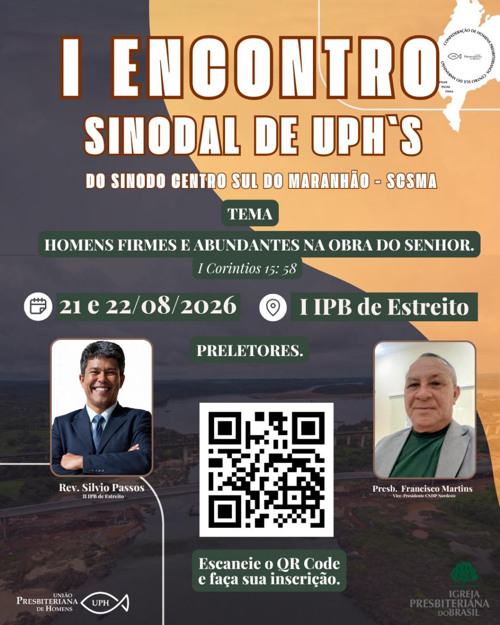I Encontro Sinodal de UPHs reúne homens em Estreito (MA)