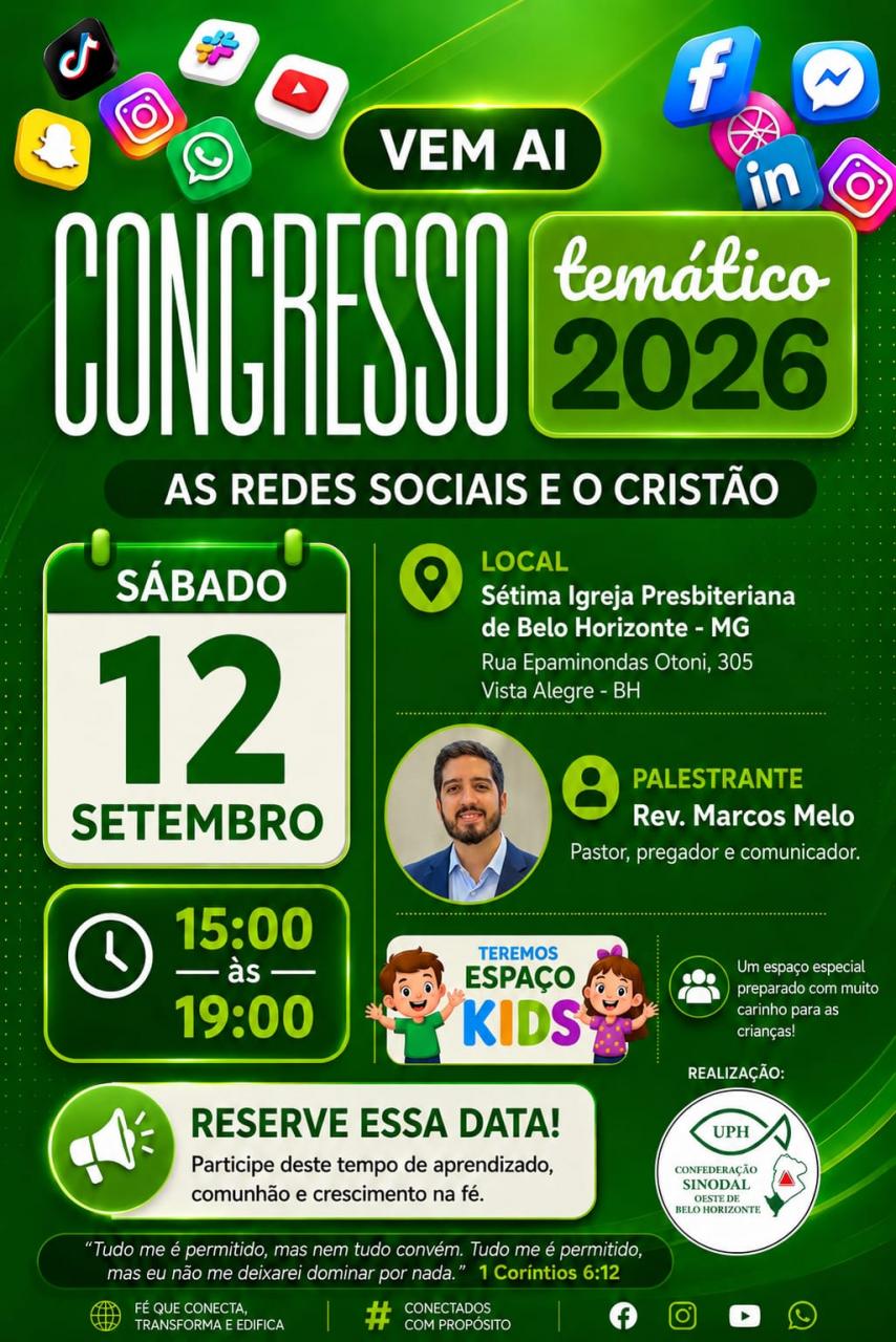 Sinodal Oeste de BH promove Congresso Temático